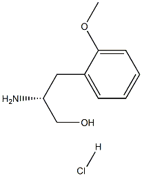 (R)-2-氨基-3-(2-甲氧苯基)丙烷-1-醇结构式