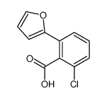 2-chloro-6-(furan-2-yl)benzoic acid Structure
