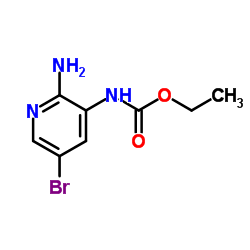 Ethyl (2-amino-5-bromo-3-pyridinyl)carbamate Structure
