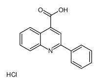 2-phenylquinoline-4-carboxylic acid,hydrochloride Structure