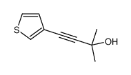2-methyl-4-thiophen-3-ylbut-3-yn-2-ol Structure