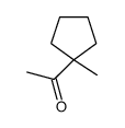 1-(1-methylcyclopentyl)ethanone结构式