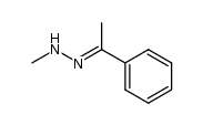N-methylacetophenone hydrazone Structure