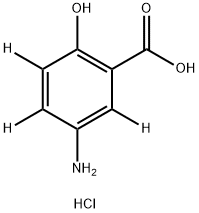 Mesalazine-d3 Hydrochloride Structure
