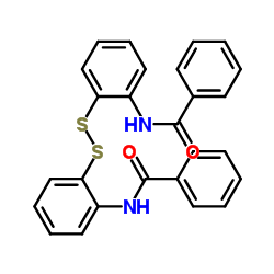 2,2'-二苯甲酰氨基二苯二硫结构式