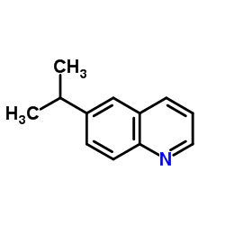6-异丙基喹啉结构式