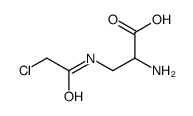 N(3)-(chloroacetyl)-2,3-diaminopropanoic acid structure