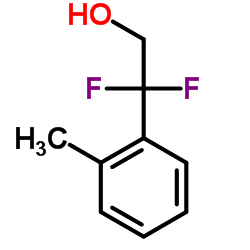 2,2-Difluoro-2-(2-methylphenyl)ethanol Structure