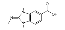 2-(methylamino)-3H-benzimidazole-5-carboxylic acid structure