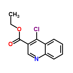 4-氯喹啉-3-甲基乙酯结构式