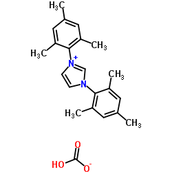 1,3-双均三甲苯基-1H-咪唑-3-鎓碳酸氢盐结构式