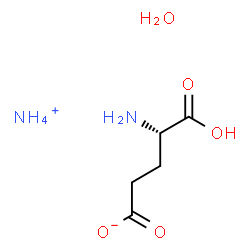 Monoammonium L-glutamate monohydrate Structure