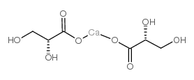 D-(+)-甘油半钙盐结构式