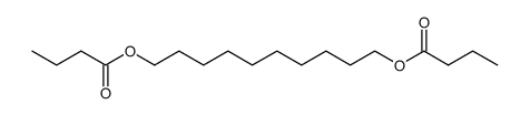 1,10-Decanediol dibutyrate Structure