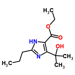 Ethyl 4-(1-hydroxy-1-methylethyl)-2-propyl-imidazole-5-carboxylate picture