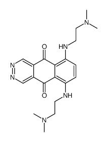 6,9-bis[2-(dimethylamino)ethylamino]benzo[g]phthalazine-5,10-dione Structure