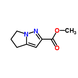 5,6-二氢-4H-吡咯并〔1,2-b〕吡唑-2-羧酸甲酯结构式