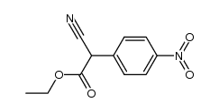 ethyl α-cyano-α-(p-nitrophenyl)acetate结构式