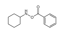N-benzoyloxy-N-cyclohexylamine结构式