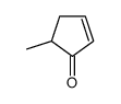 5-methylcyclopent-2-en-1-one结构式