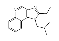 2-ethyl-1-(2-methylpropyl)-1H-imidazo[4,5-c]quinoline Structure