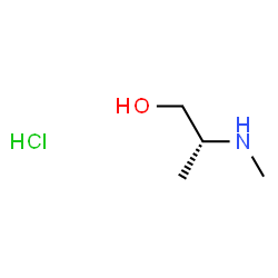 (R)-2-(甲氨基)-1-丙醇盐酸盐结构式