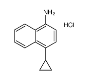 4-Cyclopropyl-1-naphthalenamine HCl Structure