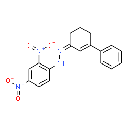 3-Phenyl-2-cyclohexen-1-one 2,4-dinitrophenyl hydrazone结构式