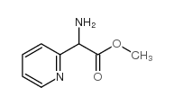 2-氨基-2-(吡啶-2-基)乙酸甲酯结构式