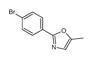 2-(4-bromophenyl)-5-methyl-1,3-oxazole Structure