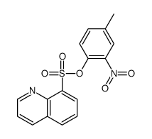 (4-methyl-2-nitrophenyl) quinoline-8-sulfonate结构式