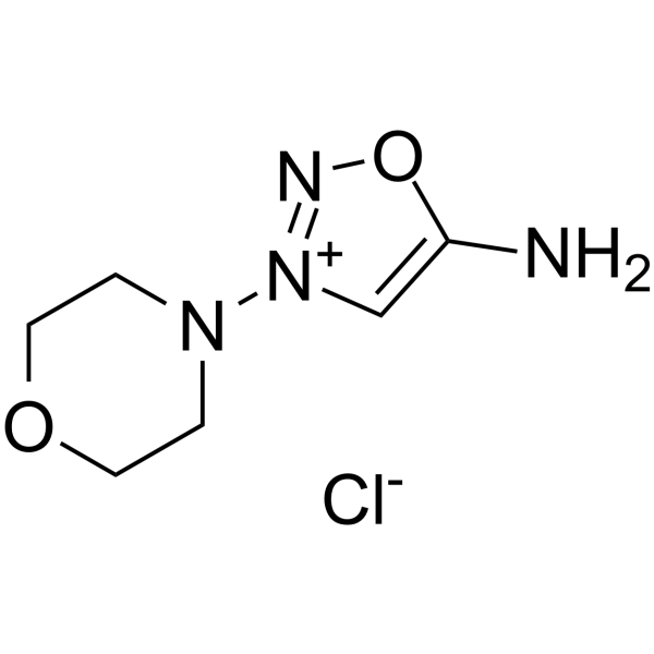 Linsidomine hydrochloride Structure