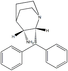 (2R,3R)-2-二苯甲基奎宁环-3-胺结构式