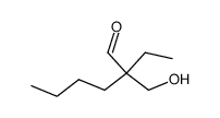2-ethyl-2-(hydroxymethyl)-hexanal Structure