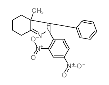 N-[(2-methyl-2-phenylcyclohexylidene)amino]-2,4-dinitroaniline结构式