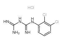 1-(2,3-二氯苯基)双胍 盐酸盐结构式
