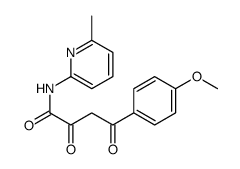alpha,gamma-Dioxo-4-methoxy-N-(6-methyl-2-pyridinyl)benzenebutanamide Structure