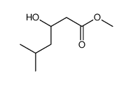 methyl (3S)-3-hydroxy-5-methylhexanoate结构式