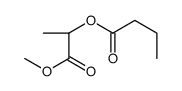 [(2R)-1-methoxy-1-oxopropan-2-yl] butanoate结构式