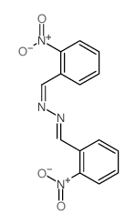 2-Nitrobenzaldehyde ((2-nitrophenyl)methylene)hydrazone Structure