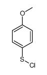(4-methoxyphenyl) thiohypochlorite结构式