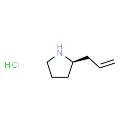 (2S)-2-(2-PROPEN-1-YL) PYRROLIDINE HYDROCHLORIDE Structure