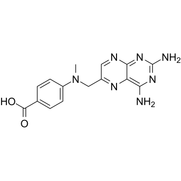 4-Amino-4-deoxy-10-methylpteroic acid Structure