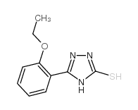 5-(2-乙氧基-苯基)-4H-[1,2,4]噻唑-3-硫醇结构式