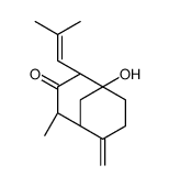(1R,5R,6S,8S)-5-hydroxy-8-methyl-2-methylidene-6-(2-methylprop-1-enyl)bicyclo[3.3.1]nonan-7-one Structure
