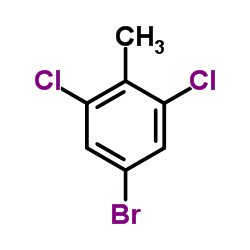 4-溴-2,6-二氯甲苯结构式
