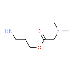 Glycine, N,N-dimethyl-, 3-aminopropyl ester (9CI) Structure
