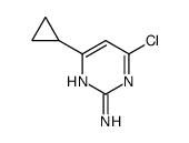 4-氯-6-环丙基嘧啶-2-胺结构式