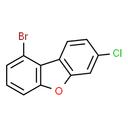 Dibenzofuran, 1-bromo-7-chloro- Structure