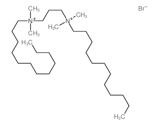 1,3-Propanediaminium,N1,N3-didodecyl-N1,N1,N3,N3-tetramethyl-, bromide (1:2)结构式